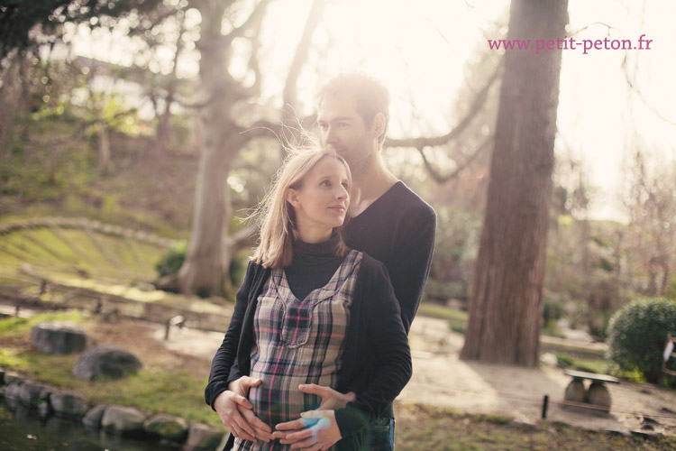 Séance photo femme enceinte Paris - Jardin Albert Kahn (13)