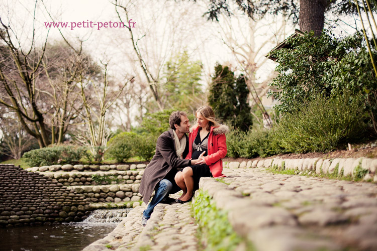 Séance photo femme enceinte Paris - Jardin Albert Kahn 