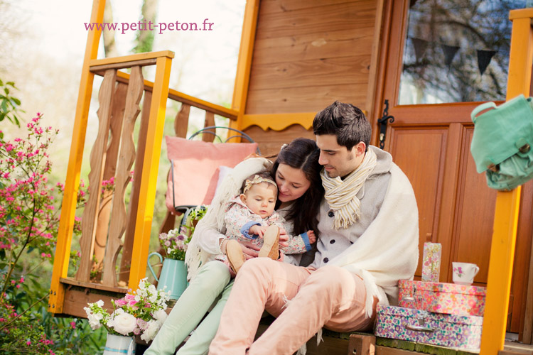 Atelier séance photo mise en scène avec une roulotte