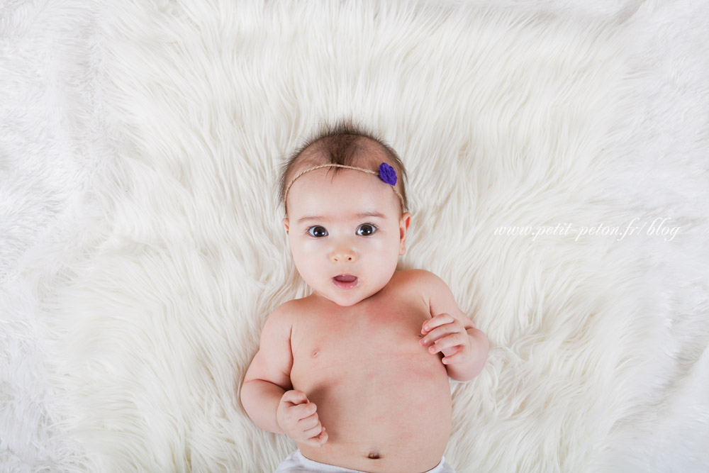 Photographe bébé 6 mois studio Paris 