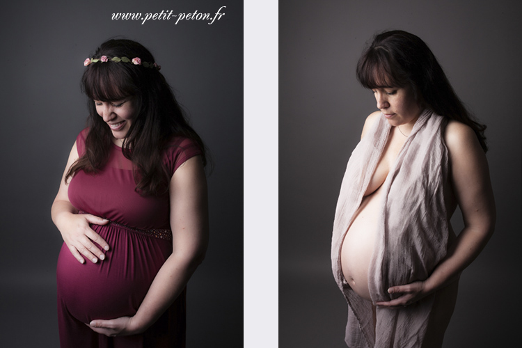 Photographe studio grossesse Paris